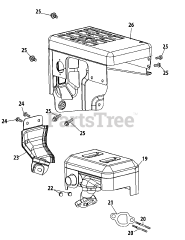 MTD 370-SUB-11 - MTD Engine 370-SUB-11 Muffler