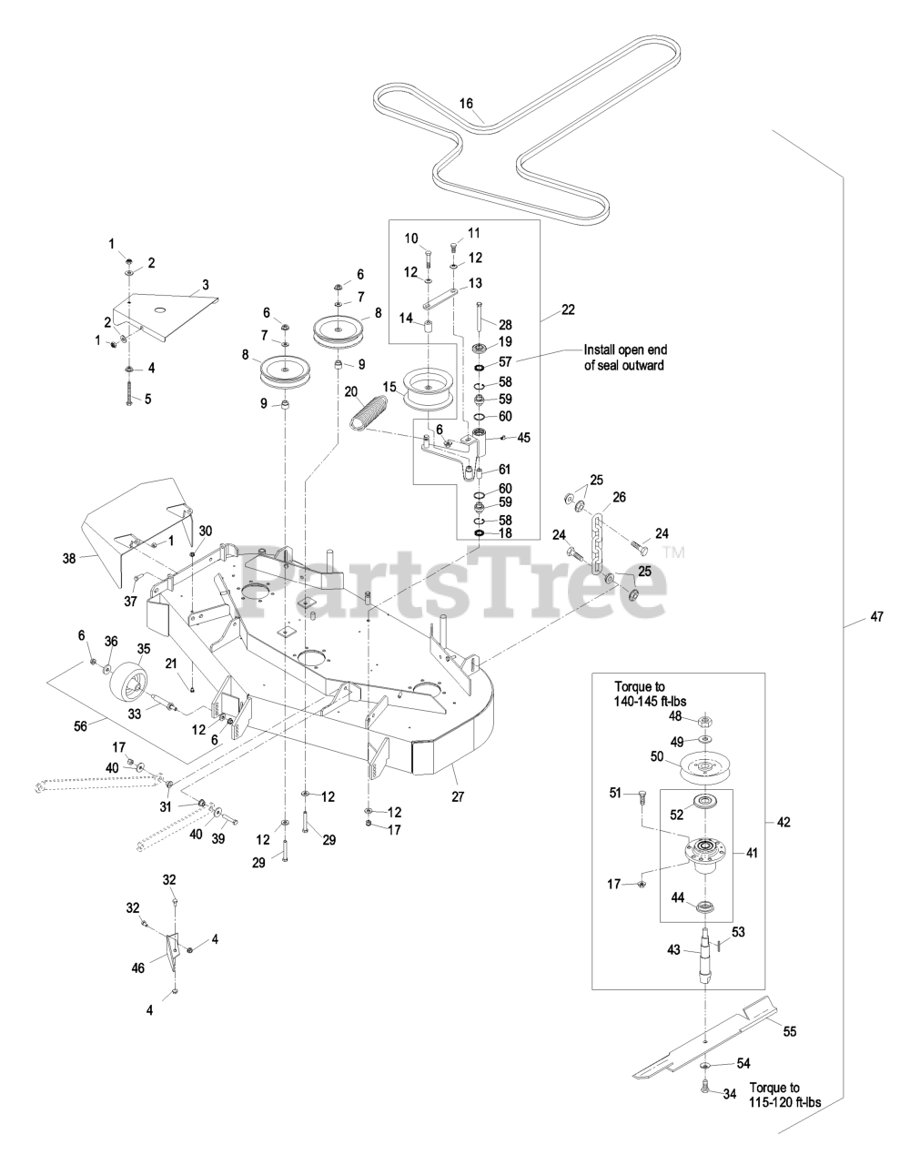 Exmark LCT4818BV - Exmark 48