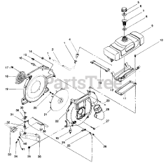 Weed Eater 980 - Weed Eater Blower FUEL HOUSING