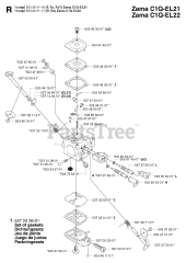 Husqvarna 343 R - Husqvarna String Trimmer (SN: 20031800001 - 20043100000) CARBURETOR DETAILS