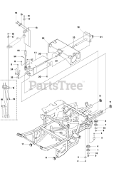 Husqvarna PT 26 D - Husqvarna Swedish Riding Mower (Original) CHASSIS &amp; ENCLOSURES 2