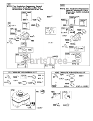 Briggs & Stratton 127332-0138-E2 - Briggs & Stratton Horizontal Engine Carburetor, Fuel Supply