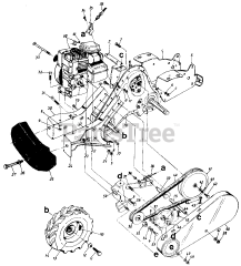 White Outdoor RB-580 (211-430-190) - White Outdoor Roto Boss Tiller (1991)