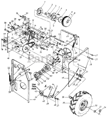 White Outdoor SB-810 (316-800-190) - White Outdoor Snow Boss Snow Thrower (1986)