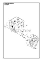 Husqvarna HH 389 OB (970505901) - Husqvarna Engine (2021-01) EXHAUST