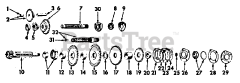 Cub Cadet 1604 (143-580-100) - Cub Cadet Garden Tractor Transmission-582-SN 719999 &amp; Below