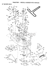 Electrolux/AYP HCD 145H42 A - Electrolux/AYP Lawn Tractor