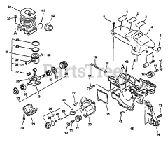 Echo CS-4400 - Echo Chainsaw (Type 1) (SN: 001001 - 101000)