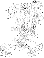 MTD 13619S - MTD Lawn Tractor (1985)
