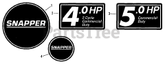 Snapper C 21407R-2 (83340) - Snapper 21" Walk-Behind Mower, 4hp