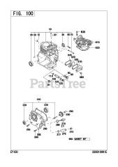 Subaru Robin EY150D12050 (EY15) - Subaru Robin Engine 100 Crankcase