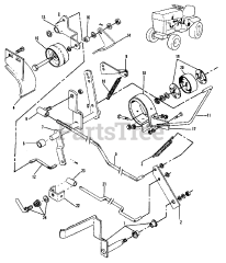 AGCO 312 (1600046) - AGCO Lawn Tractor, 12hp Clutch &amp; Brake Group - Variable Speed Transmission (1505I23)