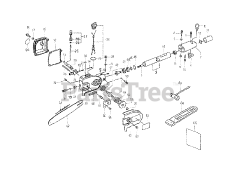 Cub Cadet 536 (590-536-150) - Cub Cadet Pruner Attachment (2001) att5 Pole Saw Assembly