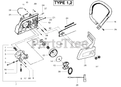 Poulan 330 - Poulan Chainsaw, Type 2 (2006-09)