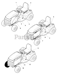 Simplicity 2690098 - Simplicity Broadmoor 50" Lawn Tractor, 18hp