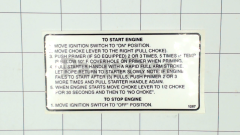 Tecumseh 550205A Decal