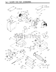 RedMax EBA 430 - RedMax Backpack Blower (1990-10)