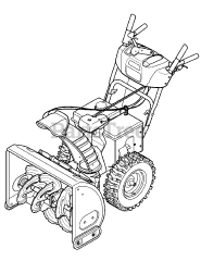 Craftsman 247.887910 (31AH54TG799) - Craftsman Snow Thrower (2009) (Sears)