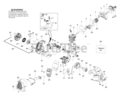 Husqvarna 125 E - Husqvarna Handheld Edger (2005-09) Starter &amp; Engine Assembly