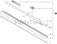 Echo SRM-225 - Echo String Trimmer (SN: S89413001001 - S89413999999) Main Pipe