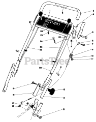 Toro 20735 - Toro Walk-Behind Mower (SN: 009000001 - 009999999) (1979)