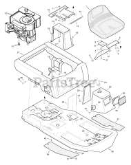 Briggs & Stratton 30544x192A - Briggs & Stratton 30" Rear-Engine Riding Mower (1996)