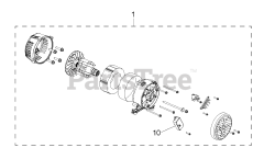 Husqvarna G 1300 P (967664903) - Husqvarna Portable Generator (2018-08) ALTERNATOR