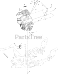 Toro 34230 - Toro Stand-On Spreader/Sprayer (SN: 412800000 - 415299999) Engine Assembly