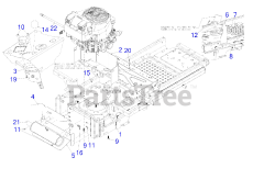 Cub Cadet PRO Z 100 EFI 160-S (53TWEFJU050) - Cub Cadet 60" Pro Z Series Zero-Turn Mower, Cub Cadet EFI (2020) Engine Accessories