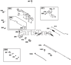 Briggs & Stratton 359447-0120-E1 - Briggs & Stratton Horizontal Engine Controls Group