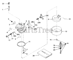 Tecumseh CA-631800 - Tecumseh Carburetor
