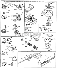 Tecumseh LAV50-62002 - Tecumseh Engine Engine Parts List #2