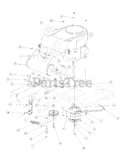 Cub Cadet M60-KW (53AB5D8X150) - Cub Cadet 60" Tank Zero-Turn Mower, 25hp Kawasaki (2003) Kawasaki Engine Assembly