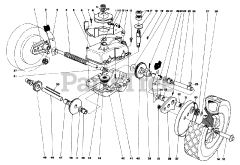 Toro 16880 - Toro Walk-Behind Mower (SN: 002000001 - 002999999) (1982) Gear Case Assembly (model No. 16890)