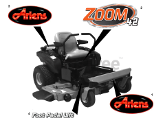 Ariens 915321 (1842) - Ariens Zoom XL 42" Zero-Turn Mower (SN: 021000
