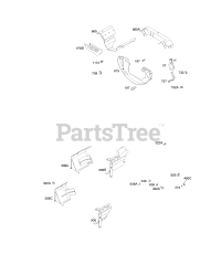 Briggs & Stratton 351447-1192-E1 - Briggs & Stratton Horizontal Engine Shrouds