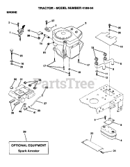 Poulan 418054 - Poulan Lawn Tractor (2006-03)
