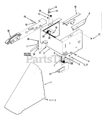Toro 33-11B602 (111-6) - Toro Rear-Engine Riding Mower (1988)