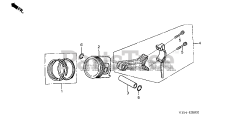 Honda HS1336 I A (SBAJ) - Honda 36" Snow Blower, Made in Japan (SN: SBAJ-5000001 - SBAJ-9999999) PISTON