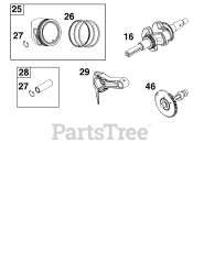 Briggs & Stratton 13A135-0139-F1 - Briggs & Stratton Horizontal Engine Crankshaft Group
