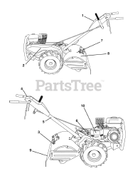 Husqvarna DRT 900 (960930008-02) - Husqvarna Rear-Tine Tiller (2009-04) Decals