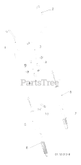Poulan Pro 961980056-03 - Poulan Pro Snow Thrower (2013-07) HANDLE