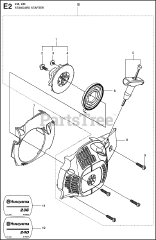 Husqvarna 236 - Husqvarna Chainsaw STARTER