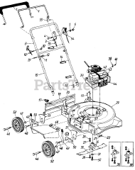 Lawnflite 111-072R304 - Lawnflite Walk-Behind Mower (1991) (Target)