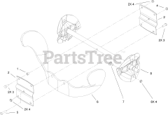 Toro 38585 - Toro Power Clear Snow Thrower (SN: 280000001 - 280999999) (2008) Rotor Assembly