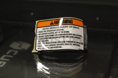 Snapper 46357 Decal  Warning