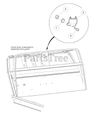 Husqvarna HUV 4210 EXP - Husqvarna 4x2 Utility Vehicle, Electric (2006-11) Reverse Buzzer