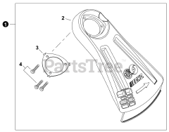 Echo SRM-2120 - Echo String Trimmer (SN: U94012001001 - U94012999999) Debris Shield