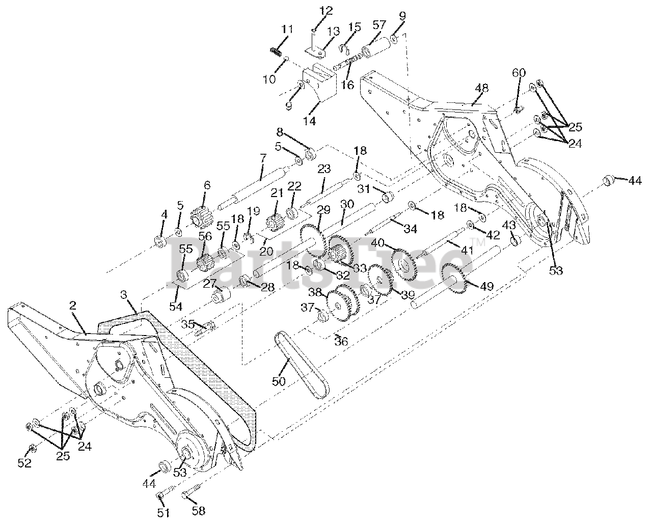 Ariens 901028 (960960001-01) - Ariens 17" Rear Tine Tiller, Subaru
