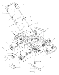 Bolens 12A-264E765 - Bolens Walk-Behind Mower (2005)